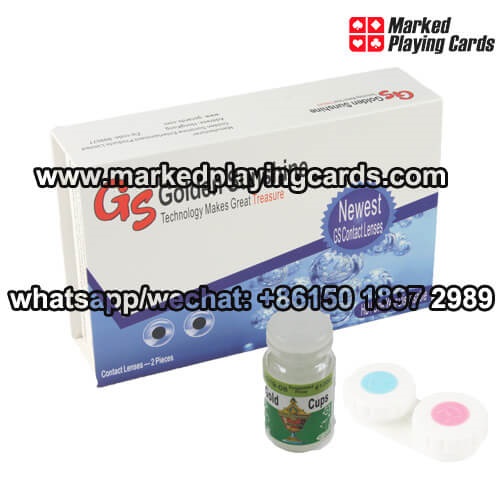 Invisible Playing Cards Contact Lenses